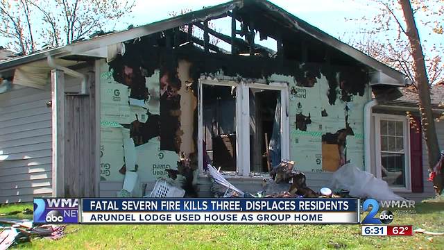 Fatal Severn Fire Kills Three, Displaces Residents