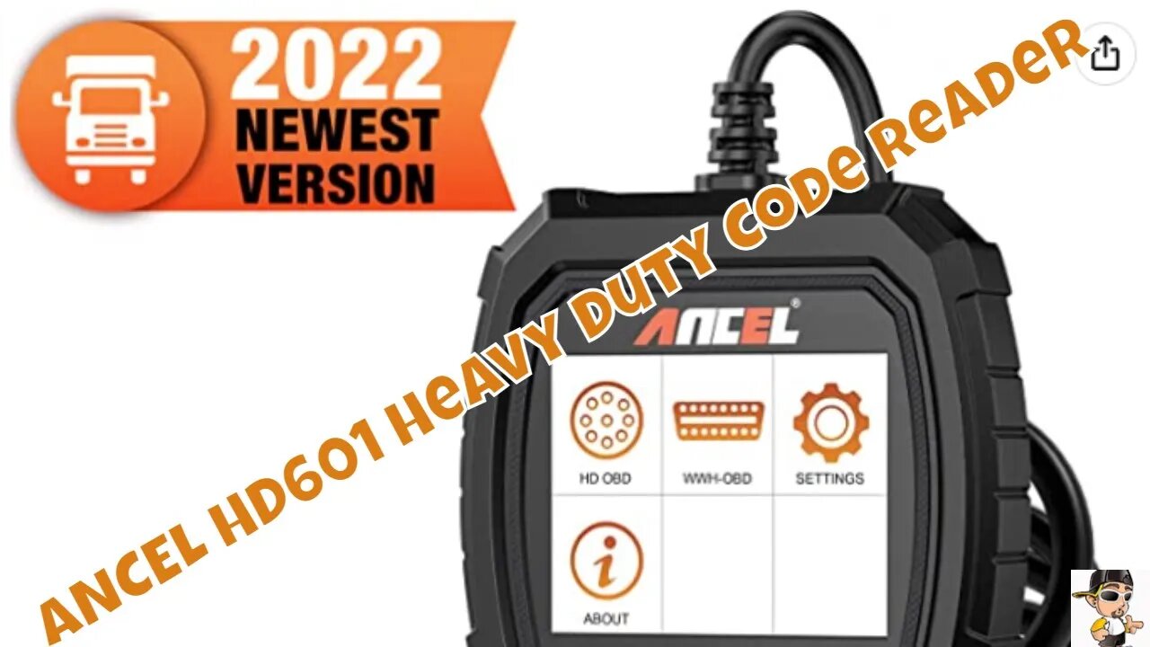 Ancel HD601 Heavy Duty Truck Code Reader Unboxing