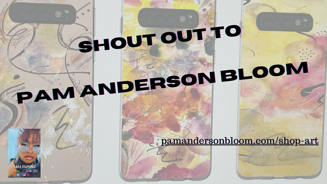 Original artwork for your phone case and more by Pam Anderson Bloom - Shout out!