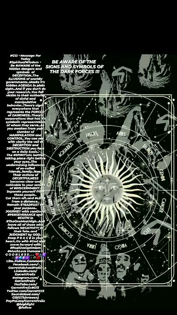 ▪︎BE AWARE OF THE SIGNS AND SYMBOLS OF THE DARK FORCES▪︎