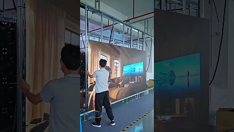 You know the promo for what's playing on the screen?#eagerled #leddisplay #shorts #applevisionpro