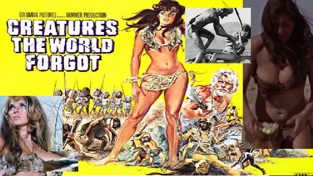 review, Creatures The World Forgot ,1971, hammer films, nudity,