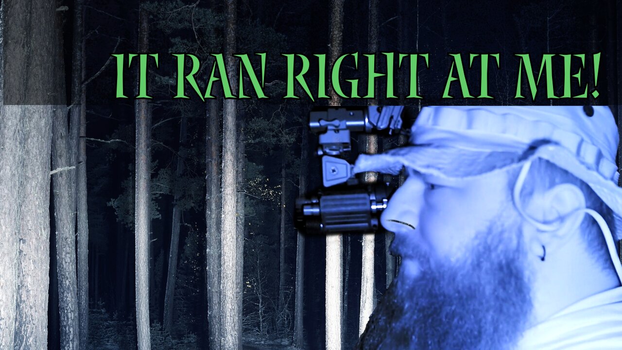 Exploring a haunted Civil War battlefield at night...and something rushes me!