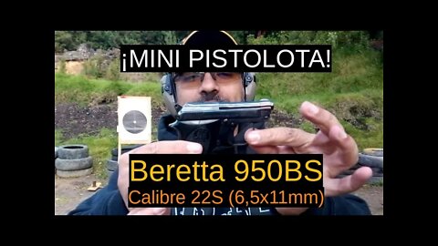 En español: Beretta 950BS -Calibre .22S (5,6x11mm/R)