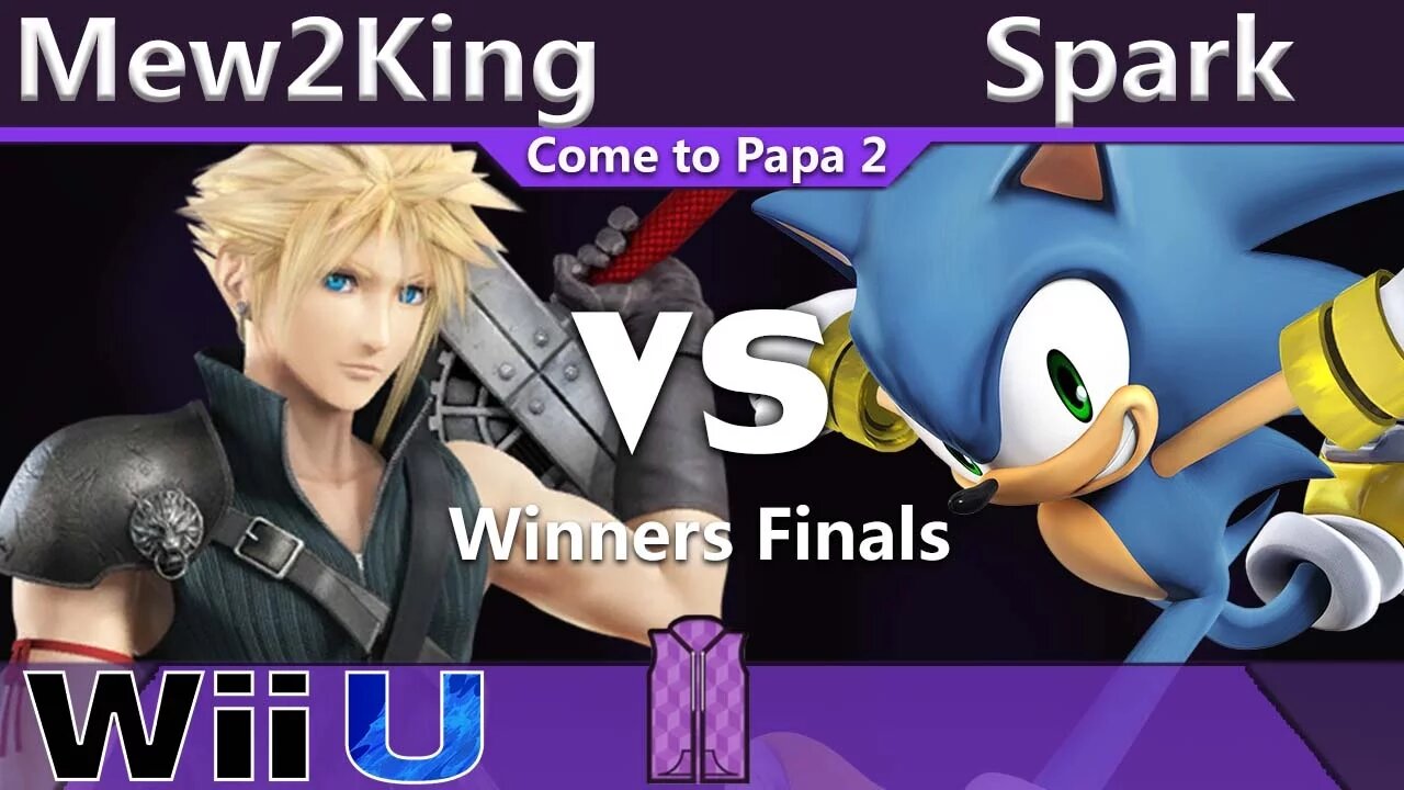 FOX|MVG|Mew2King (Cloud) vs. Instinct Spark (Sonic) - Wii U Winners Finals - CTP2