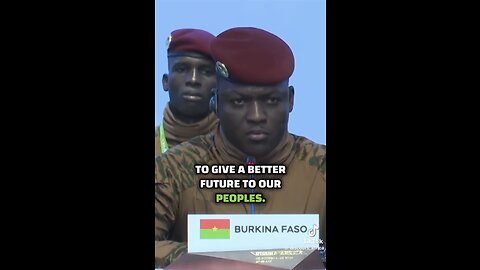 President Burkina Faso says Africa should be united ✊