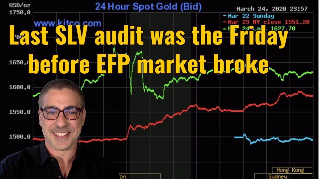 Last SLV audit was the Friday before EFP Market Broke