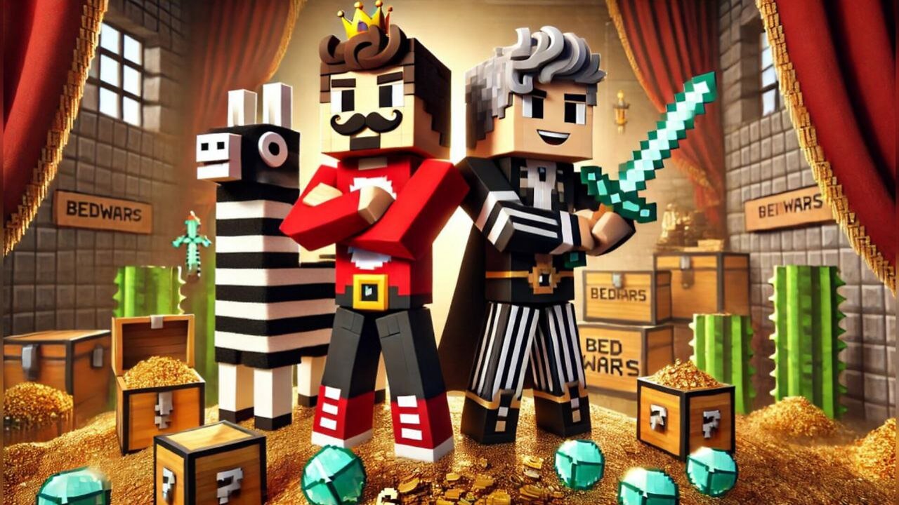 بدوارز هایپیکسل اما با چالش پولداری بی نهایت ! 🤑💸/ MINECRAFT BEDWARS UNLIMITED MONEY CHALLANGE