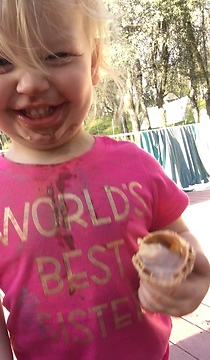 When the ice cream hits the spot