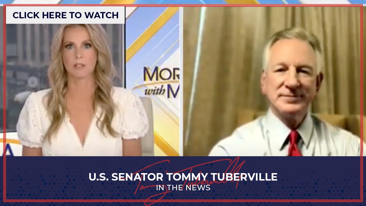 Senator Tuberville Joins "Mornings with Maria" with Cheryl Casone