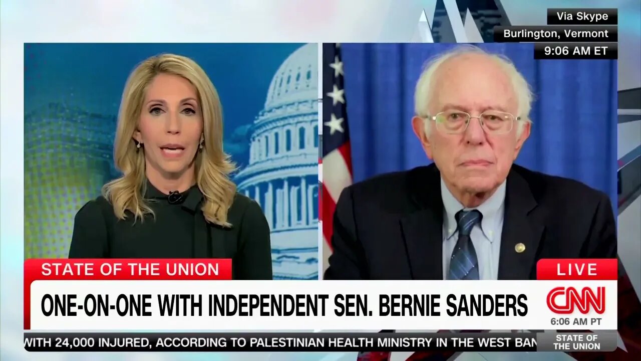 Bernie Sanders Calls For Israeli Ceasefire, Says He's Not "Military Expert" When Pressed For Details