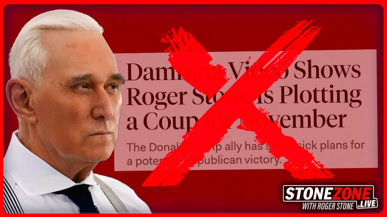 Roger Stone Attacks the Latest Leftist Smear Against Him | StoneZone with Roger Stone 10.14.24 7am