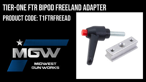 Tier-One FTR Bipod Freeland Adapter - T1FTRFREEAD