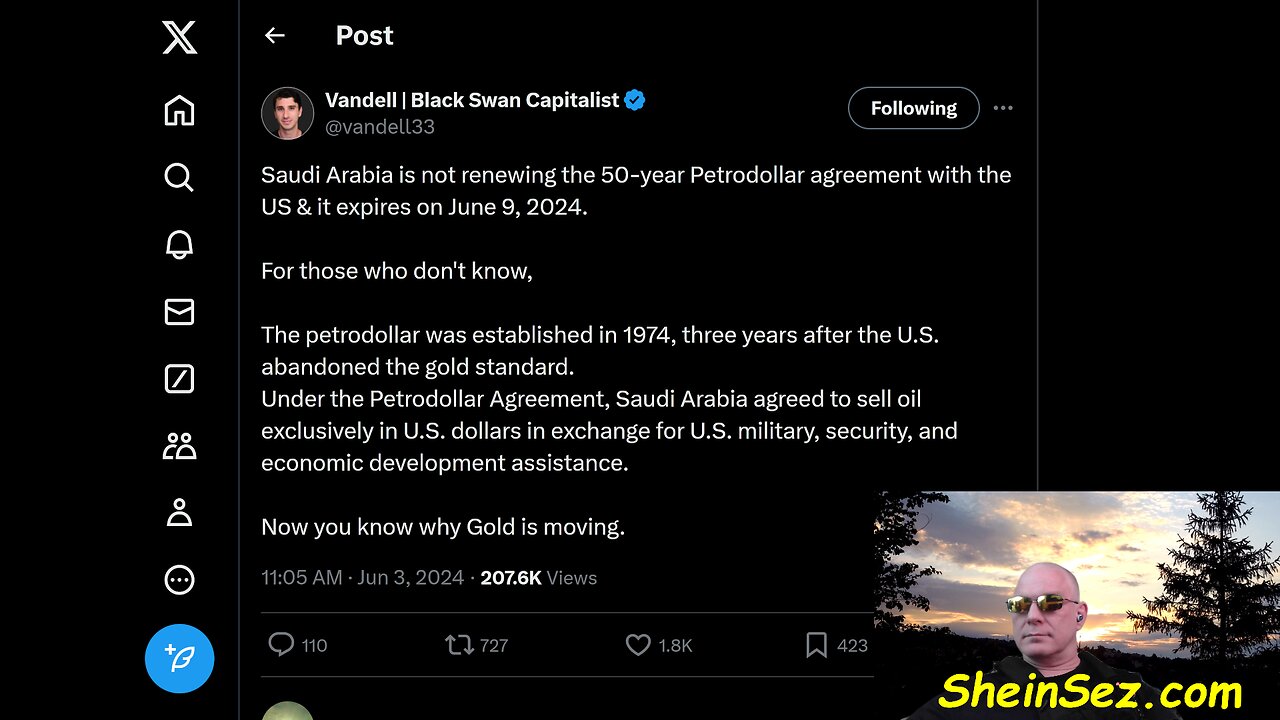 Will US-Saudi 50 year petrodollar agreement expire on June 9, 2024?-553