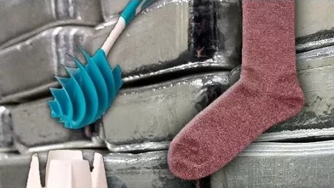Silver, Socks & Toilet Bowl Scrub!