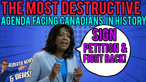 WAPOW! Leslyn Lewis presents a petition to REMOVE THE U.N. & W.H.O. from Canada.