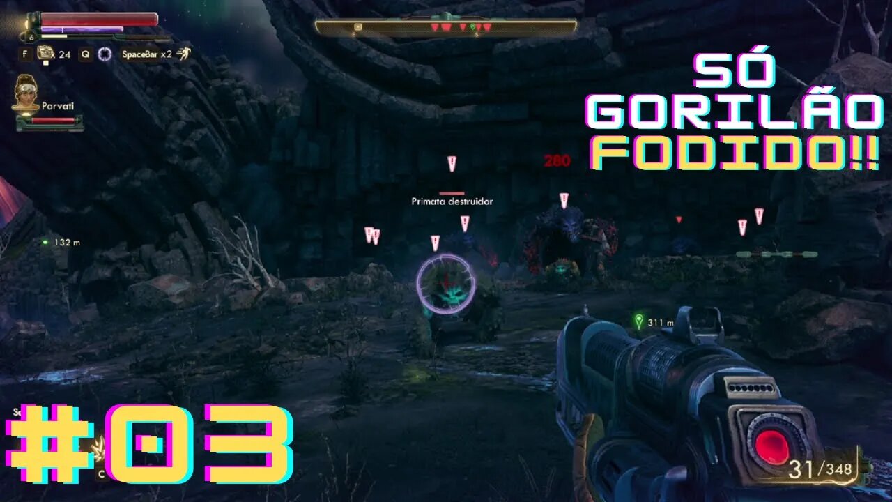 THE OUTER WORLDS - Gameplay,Sobrevivendo aos primatas e ZOE MALUCA!! PT-BR (Walkthrough). #03