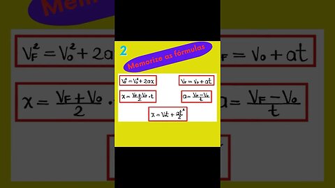 MRUV mais fácil com essas 5 dicas! #física #mruv #cinemática #dicasdefísica