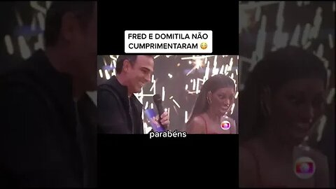 FRED NICÁCIO E DOMITILA NAO CUMPRIMENTARAM AMANDA É ISSO MESMO