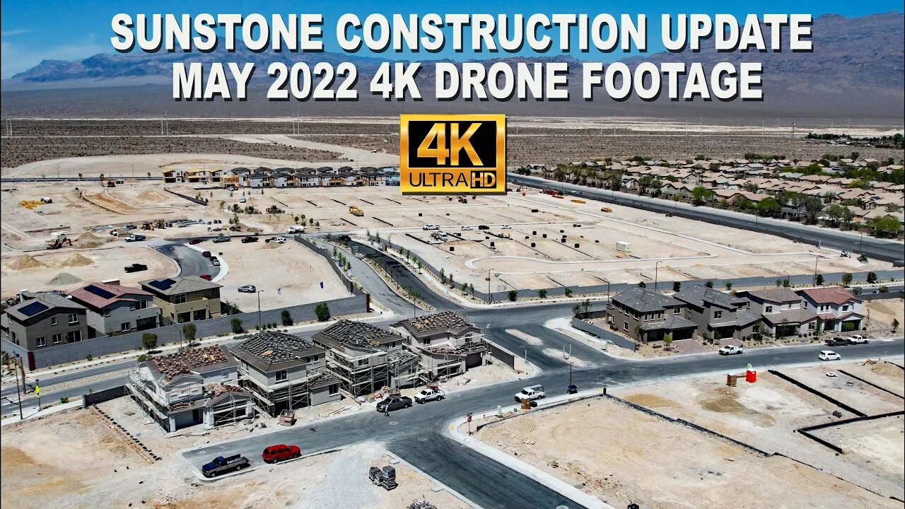 Sunstone Las Vegas Construction Update May 2022 4K Drone Footage