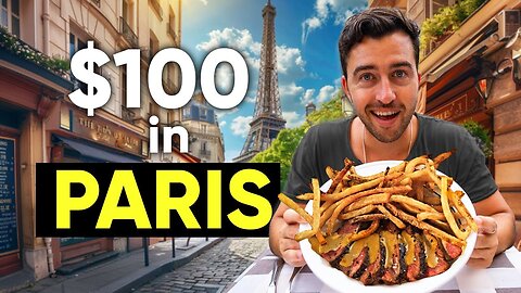 What Can $100 Get in PARIS !? #vlog #travel