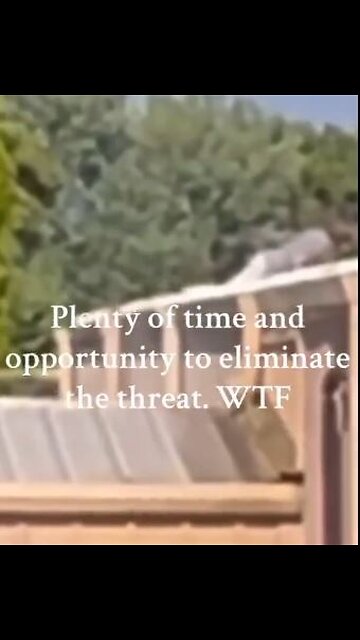 Video of Shooter on Roof - recorded by Trump Rally attendees