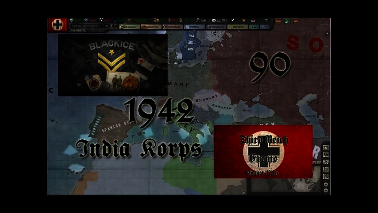 Let's Play Hearts of Iron 3: Black ICE 8 w/TRE - 090 (Germany)