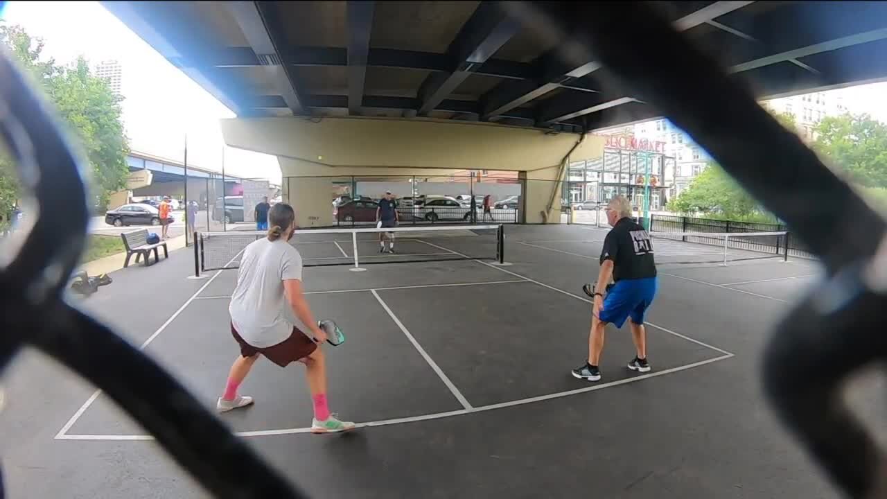 Hidden Gems: Play pickleball under the I-794 freeway