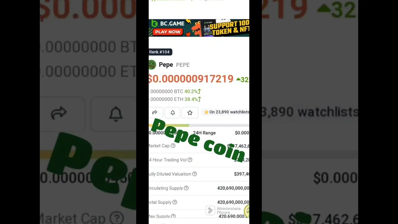 Pepe at blast #pepe #pepecoin #gateio #binance #crypto #memecoin #trade