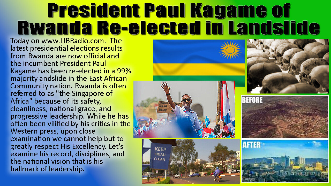 President Paul Kagame of Rwanda Re-elected in Landslide Vote