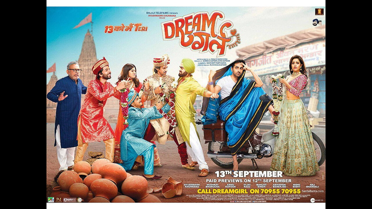Dream Girl- Official Trailer - Ayushmann Khurrana, Nushrat Bharucha