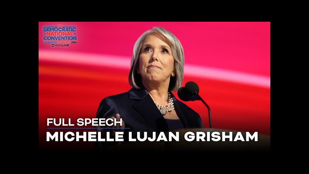 FULL SPEECH: New Mexico Gov. Michelle Lujan Grisham focuses on health care at the DNC