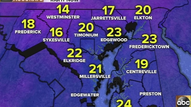 Cold Temperatures with Sunny Skies