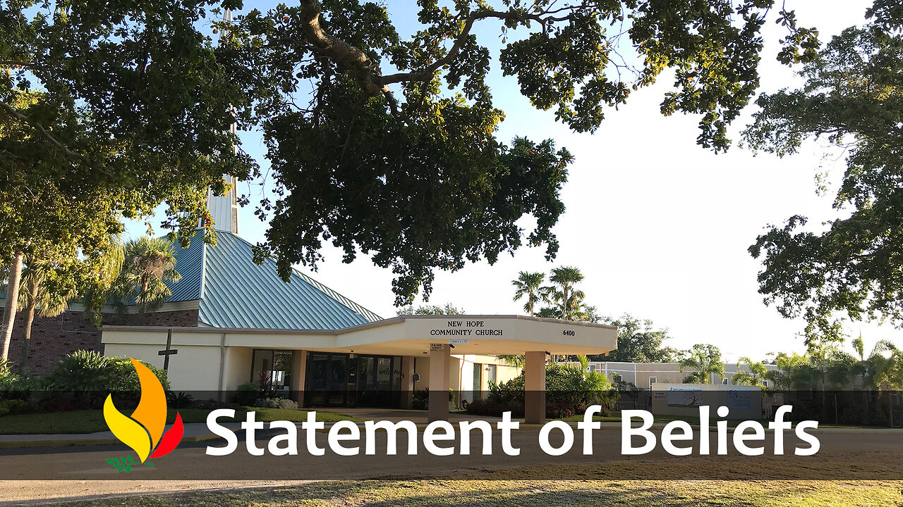 NHCC Beliefs #2 - Statements of Belief