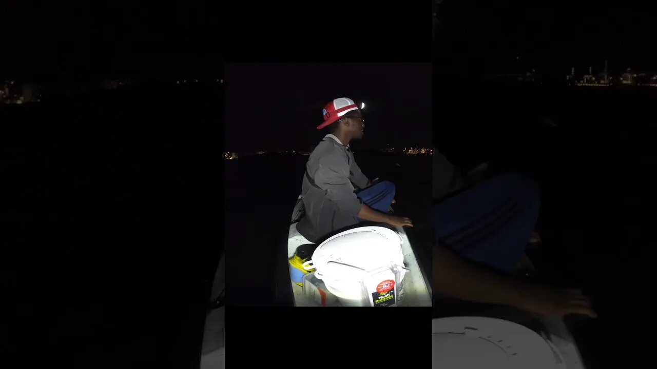 Angry Tarpon smashes into small Boat #Shorts