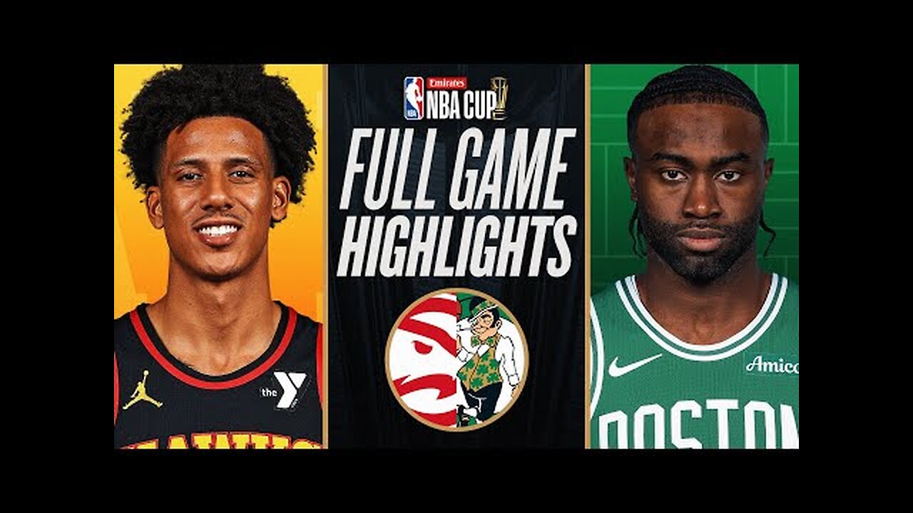 HAWKS at CELTICS | EMIRATES NBA CUP 🏆 | FULL GAME HIGHLIGHTS | November 12, 2024