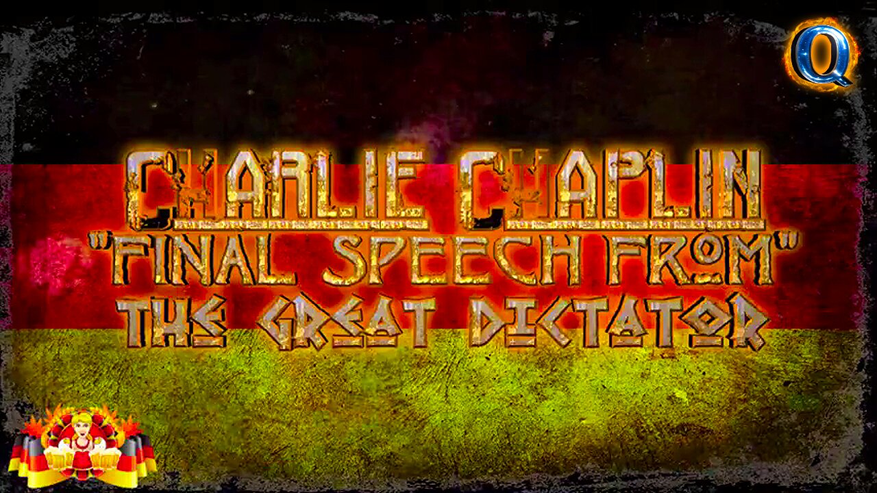 Charlie Chaplin - Final Speech from The Great Dictator