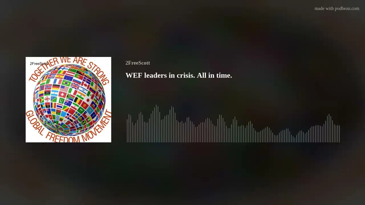 WEF leaders in crisis. All in time.