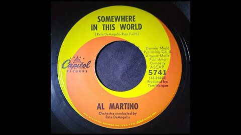 Al Martino - Somewhere In This World