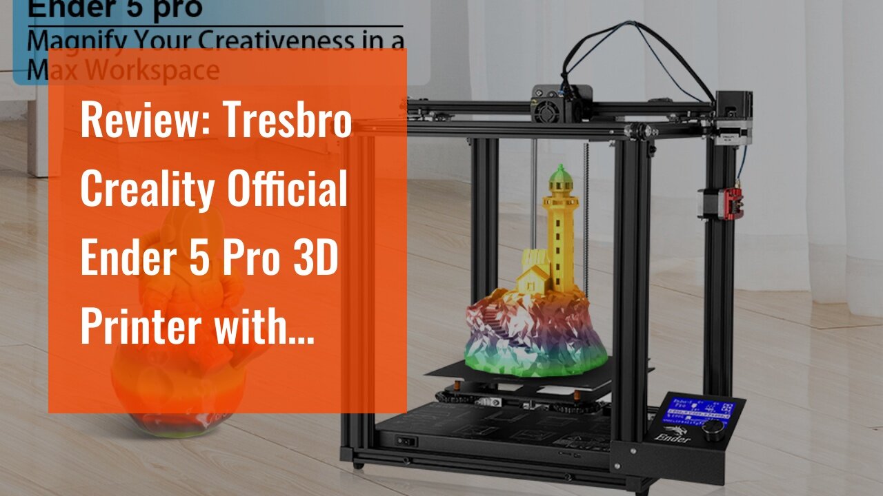 Review: Tresbro Creality Official Ender 5 Pro 3D Printer with Silent Mainboard Pre-Installed,Ca...