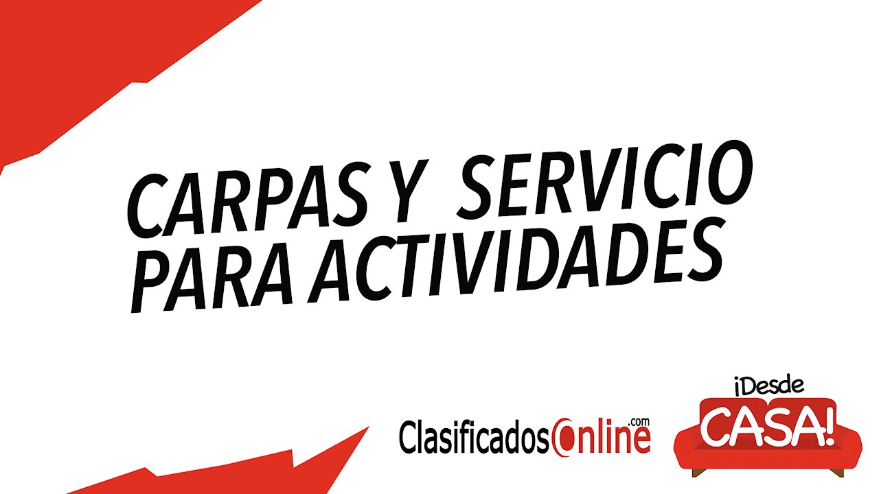 Alquiler de carpas y sillas en Puerto Rico - ClasifiadosOnline.com