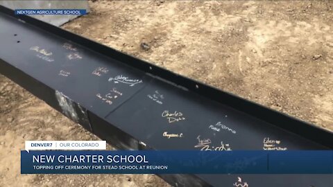 STEAD School at Reunion topping off ceremony