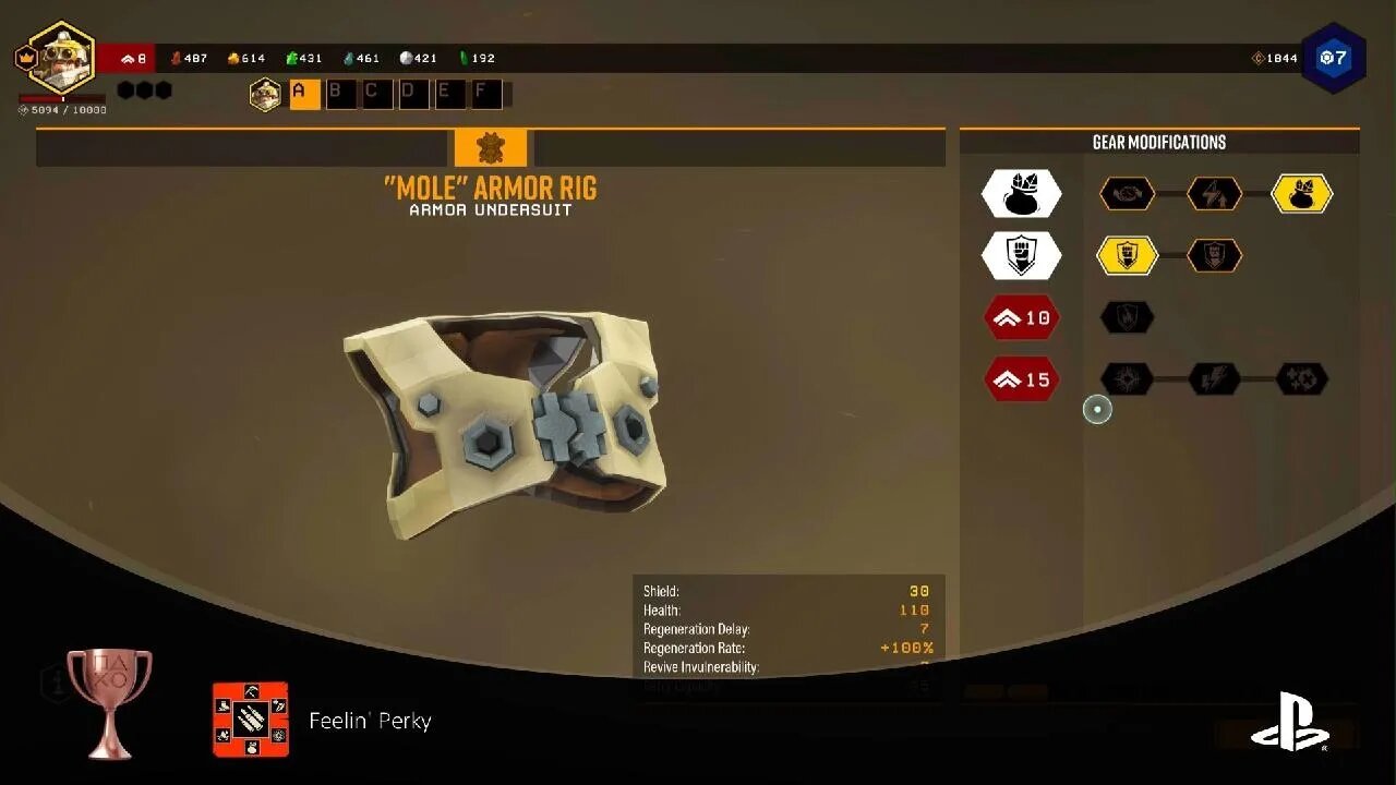 Deep Rock Galactic trophy