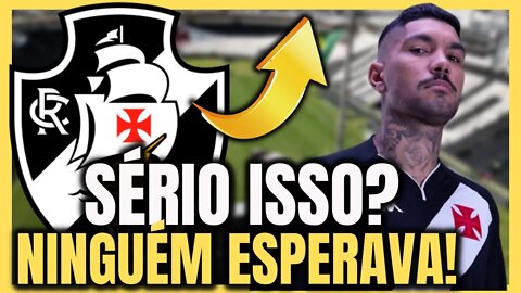 SAIU AGORA! POR ESSA NINGUÉM ESPERAVA! JORNALISTA CONFIRMA! NOTICIAS DO VASCO