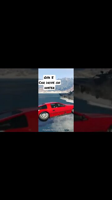 Gta 5 car drive on water #gta5 #gta #gta5shorts #gtaonline #cardriving