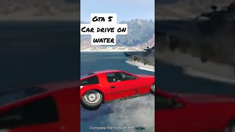 Gta 5 car drive on water #gta5 #gta #gta5shorts #gtaonline #cardriving