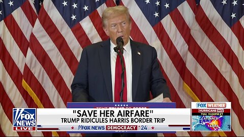 'Save Her Airfare': Trump Criticizes Kamala Harris On Her Border Trip