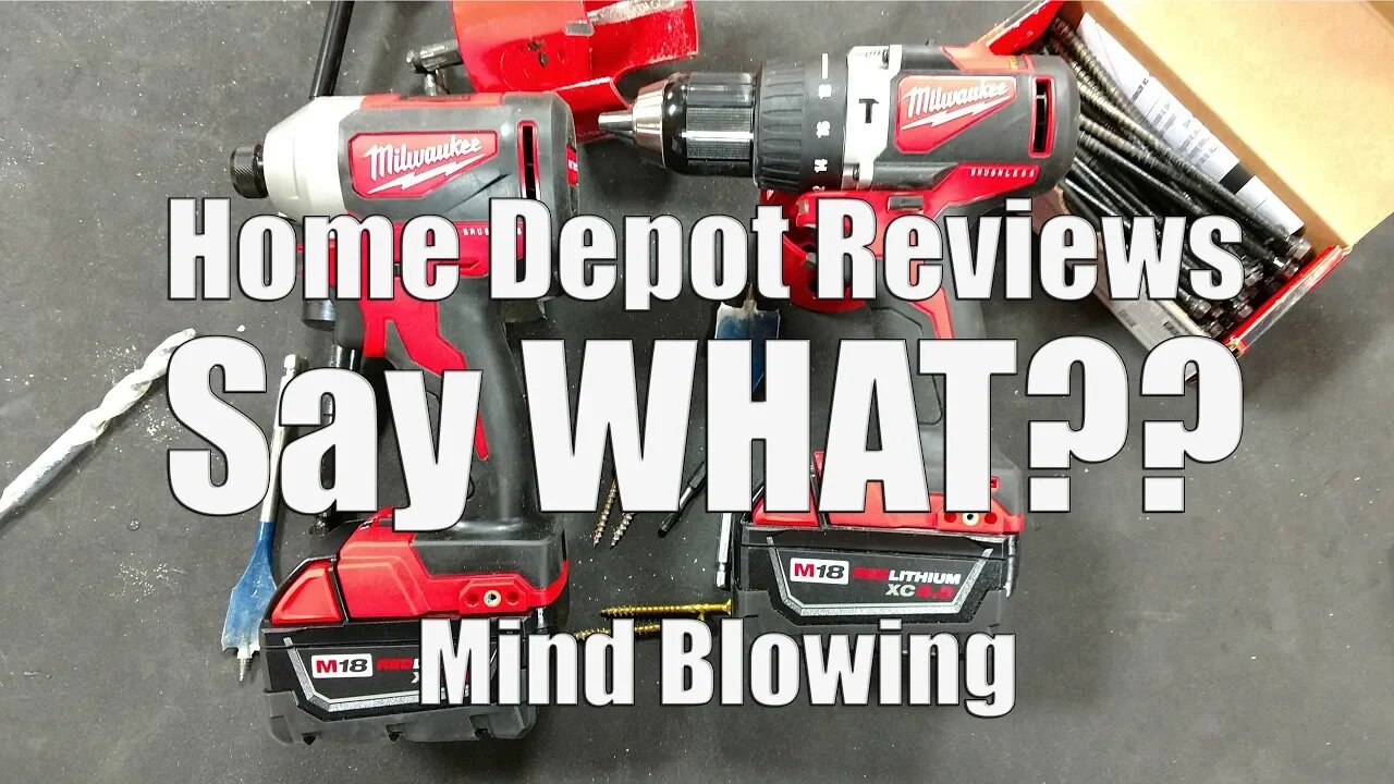 Milwaukee M18 Brushless 1/2" Hammer Drill Driver 2902-20 & 1/4" Hex 3 Speed Impact Driver 2851-20