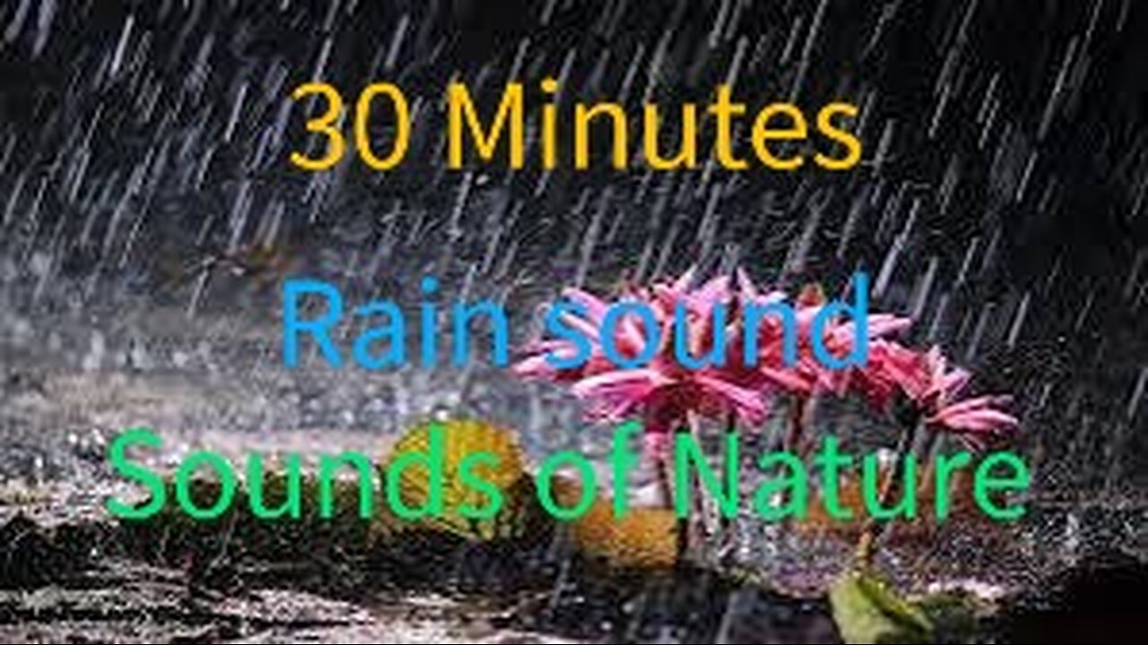 Rain Sounds for Sleep, Insomnia, Relaxing, Meditation, Yoga, Study