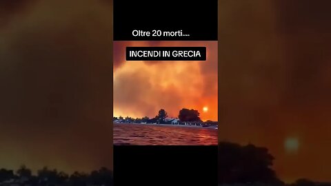 In Grecia il più vasto incendio di sempre in Europa: bruciati 81mila ettari, 20 morti #shorts